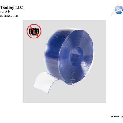 Transparent anti-static strip curtain roll