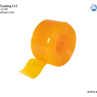 Transparent anti-insect strip curtain roll